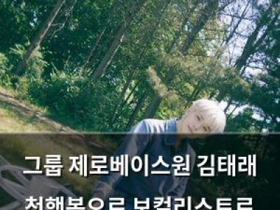 그룹 제로베이스원 김태래 첫행복으로 보컬리스트로 떠오르나