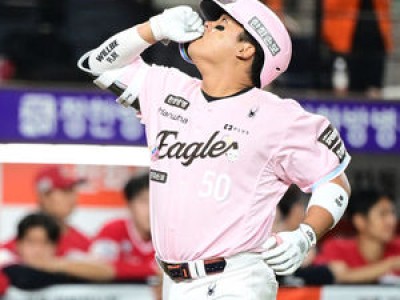 한화 강백호 야수 부문에서 쟁쟁한 선수들 중 한 명