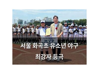 서울 화곡초 유소년 야구 최강자 등극