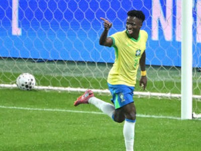 비니시우스 한국전 5-0 대승에 골+도움 기록